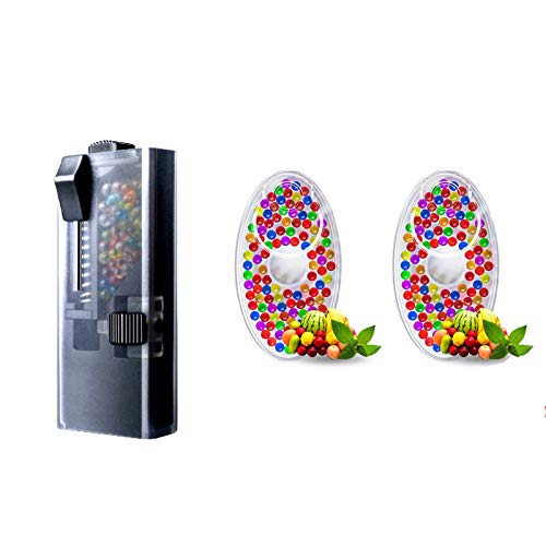 Preisvergleich Produktbild Lilico Zigarettenetui zum Selbermachen mit Minzgeschmack, Zubehör für Zigaretten, verplatzte Zigaretten (200 Perlen und 1 Pushball-Box für PC)