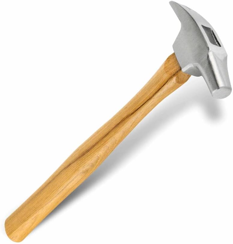 LBH MARKET Farrier Driving Hammer with Wood Handle – 12" Balanced 12 oz Steel Head for Horseshoeing, Hoof Care, and Farrier Tools for Horses