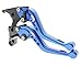 Rzmmotor Motorcycle 3D Texture Aluminum Short Brake Clutch Levers Fit for YAMAHA YFM700 Raptor 700R 2007 2008 2009 2010 2011 2012 2013 2014 2015 2016 2017 2018