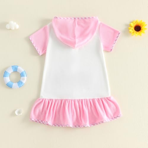 Image of Nituyy Toddler Girls Boys Swim Cover Up Terry Cloth Swimsuit Coverup Wraps Zipper Bathing Suit Pool Beach Poncho Cover-Ups