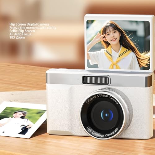 Caméras compact anti-secousse 1080P Fabater à écran rabattable