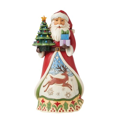 Figurine Père Noël Enesco Jim Shore 26 cm : finies les décorations de Noël fragiles