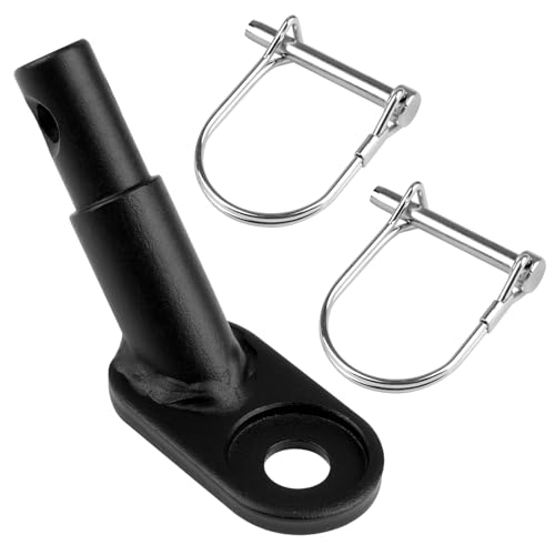 Fahrradanhänger Kupplung,Metall Anhängerkupplung,Fahrrad Anhängerkupplung mit 2 Stück Sicherungsstift für Kinderanhänger Hundefahrradanhänger Hundewagen