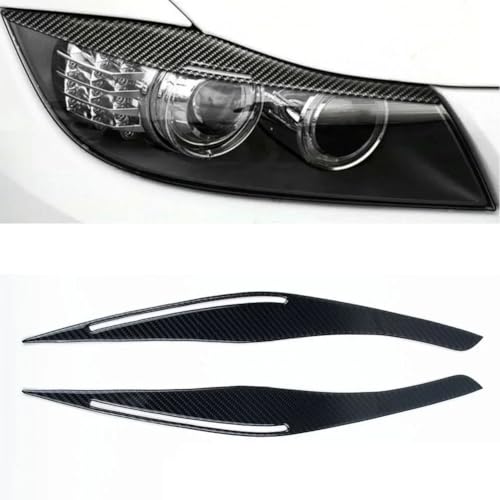 Cache-phares fibre de carbone pour BMW E90 E91 Série 3 2009-2012