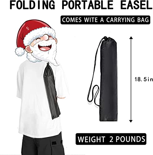 Easel Stand For Display Wedding Sign & Poster - 63 Inches Tall Easels For Display - With Bag Collapsable Portable Poster Easle - Large Floor Adjustable Metal Easel Tripod Black #TOP5