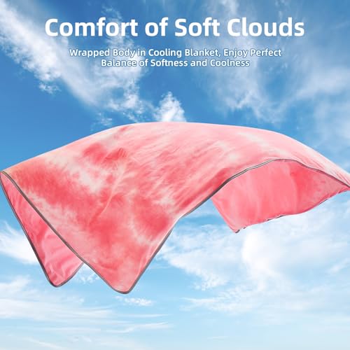 inhand Cooling Blanket Twin Size (60"x80"), Cooling Blankets for Hot Sleepers, Absorbs Heat to Keep Adults Cool for Summer Nights Sweats, Thin Cold Lightweight Blanket for Couch Bed, All Season Use
