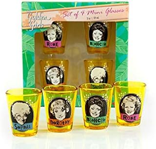 The Golden Girls Official Shot Glass Collectible Set | Features One Shot Glass