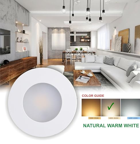 Image of OLIPS 3W LED Cabinet & Cupboard Striker Light | Magnetic Cover Surface Mount Light | Elegant Slim Metal Body | Bright Energy Efficient LED for Kitchen & Wardrobe (1, Warm White)