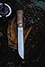 HELLE Knives - Lappland - Fixed Blade - Historic Knife - Birch Wood Handle - 12C27 Stainless Steel - Stick Tang - Made in Norway