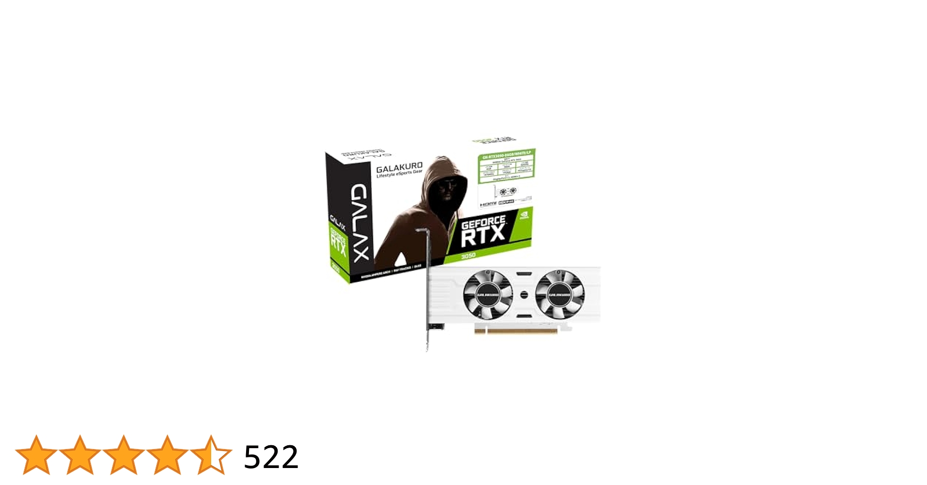 玄人志向 NVIDIA RTX3050 搭載 グラフィックボード　ジャンク品 Amazon | 玄人志向 NVIDIA RTX3050 搭載 グラフィックボード