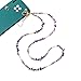 Staqlo Stylish Handcrafted Beaded Phone Lanyard - 33-inch Length - Glass, Stone, Polymer Clay, and Acrylic Materials - Easy Neck Hanging