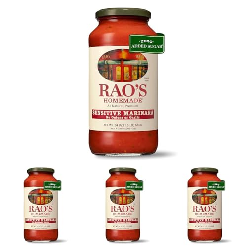 Rao's Homemade Tomato Sauce, Sensitive Formula, 24 oz, All Purpose,
