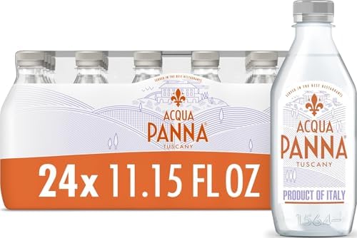 Acqua Panna Natural Spring Water, 11.15 FL OZ Plastic Water Bottles (24 Count)