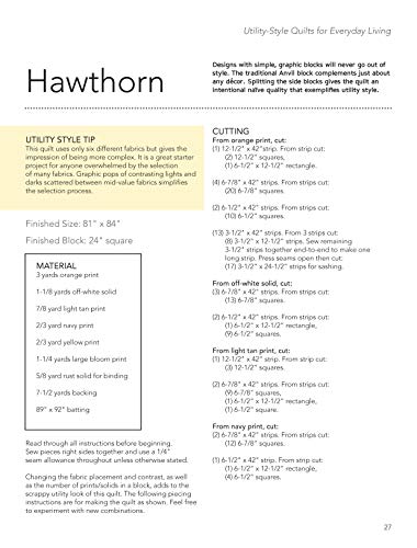 Utility-Style Quilts For Everyday Living (Landauer) 12 Beautiful, Functional Projects From Table Runners To Queen-Size, With Patterns, Skill-Building Tips, & Finishing Techniques (Scrap Your Stash) #TOP6