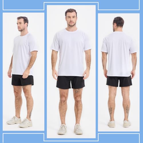 Sun Protection T-Shirts Short Sleeve Athletic Shirts for Men Quick Dry UPF 50+ Workout for Running Fishing Hiking2