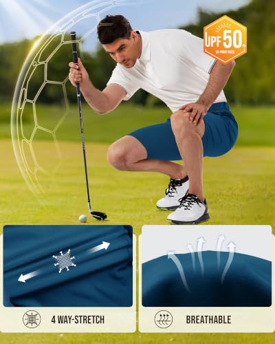 Short de golf extensible 33,000ft, vêtements d'extérieur séchage rapide - 5