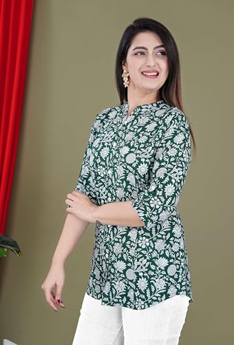 Image of FebQ Printed Shirt Style Top for Women