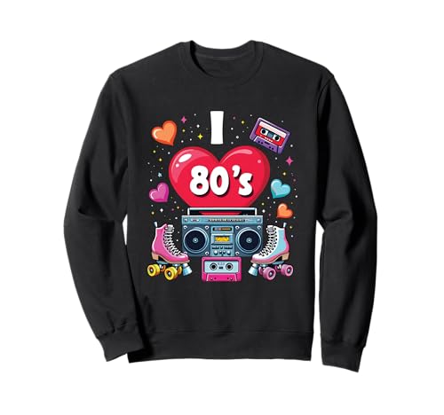 I Love the 80's Retro Boombox �N���V�b�N �X���[�o�b�N 80�N��p�[�e�B�[ �g���[�i�[