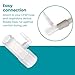 2-Pack LifeSource Oxygen Enrichment Adapter, Oxygen Connector. CPAP Tube Adapter.
