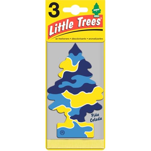 Image of Little Trees Hanging Car and Home Air Freshener, Pina Colada (Pack of 3)