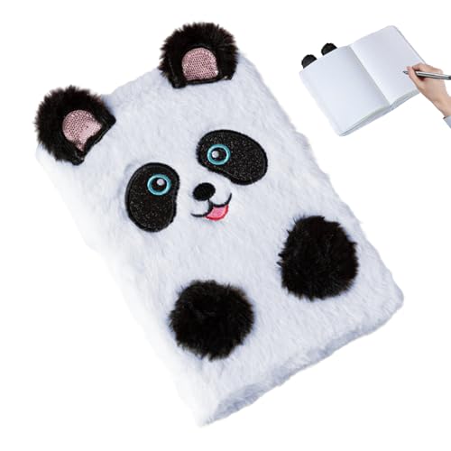 Journal en peluche panda cadeau A5 idéal pour anniversaire de fille