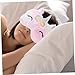 Ipetboom Sleeping Eye Cover Elastic Band Plush Boys and Girls Mask Lightweight Portable Sleep Mask Sleep Cute Eye Shade Cover