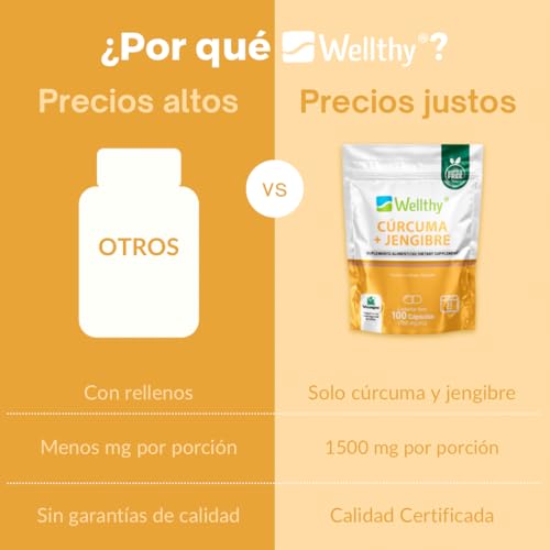 Herbal Plus, jengibre capsulas Marca WELLTHY (3)