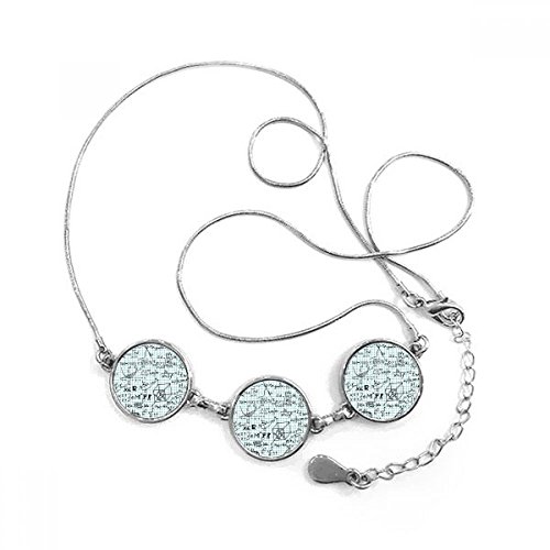 Pendentif formules de mathématiques et géométrie pour accessoiriser vos tenues de campus