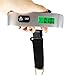 ENticerowts Báscula electrónica, 110 lb/50 kg portátil digital equipaje de viaje escala LCD gancho colgante peso maleta colgante escala portátil escala digital báscula electrónica