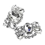 SAFIGLE 2 Piezas accesorios para hebillas de zapatos hebilla de zapato casarse su adornos de clips para zapatos zapato hebilla clips de imitación Aleación de zinc