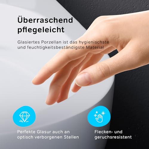 Wand-WC spülrandlos AM.PM Hängendes WC ohne Toilettensitz
