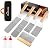 HOMENOTE 7Pc Professional BBQ Griddle Accessories Kit in Gift Box - Heavy Duty Wooden Handle Stainless Steel Griddle Tool Set for Men Dad - Great for Grill Flat Top Cooking Camping