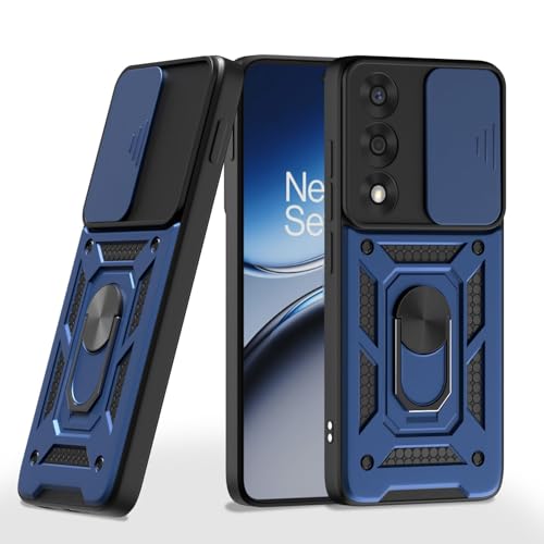 Image of AIBEX Back Cover for OnePlus Nord 5 5G | D10 Tough Armor Case | Sliding Camera Shield | 360 Protection | Kickstand Ring Holder | Military-Grade