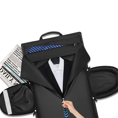 Suit Storage Bag Convertible Duffle Garment Bag for Men Women Garment Duffle Bags for Travel, Business(Black)3