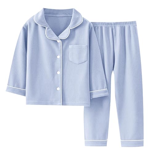 Ensemble Noël enfant 2 pièces avec sweat et pantalon imprimé pour garçon et fille de 2 à 10 ans