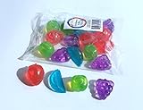 1 Pack of 16 BPA-Free Fruit Shaped Nondiluting Reusable Ice Cubes Containing Distilled Water