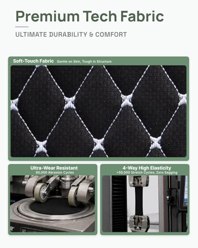 Image of Dowinx Gaming Chair Breathable Fabric Game Chair with Gel Pad and Storage Bag, Comfortable Gamer Chair with Pocket Spring Cushion, Ergonomic Computer Chair with Footrest, Black