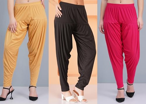 Image of Buy That Trendz Patiala Salwar for Women Relaxed Fit Viscose Patiyala Salwar Harem Bottom Pants