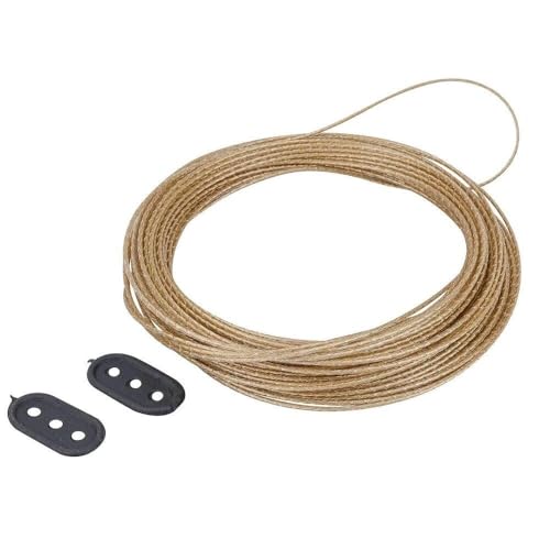 Corda para Varal 20 m Aço Encapado PVC Dourado – Durável, Residencial e Externa