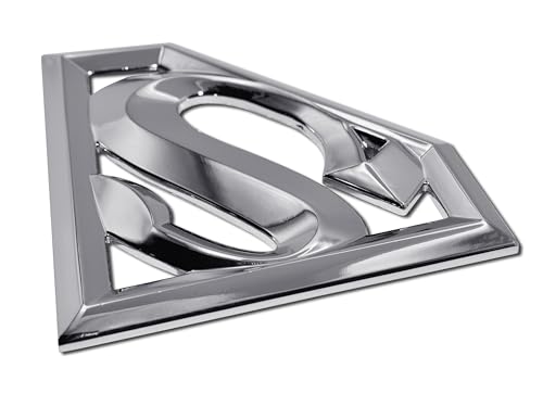 Elektroplate Superman S Shield Superhero Chrome Car Emblem by Elektroplate - Used condition - Image 8