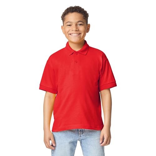 Image of Gildan Kids' DryBlend Short Sleeve Polo, Style G8800b, 3-Pack
