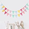 Amazon.com: 48Pcs Pennant Bunting Banner Flags, BetterJonny 4 Pack ...
