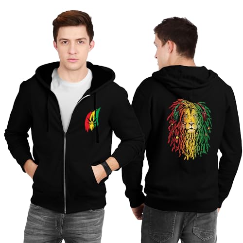 Image of fanideaz Mens Cotton Graphic Printed Zipper Hoodie for Men