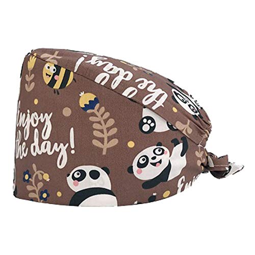 AIchenYW op haube kurzhaar OP Haube Stoff OP Hauben Kopfhauben Peeling Kappe Zahnarzt Chemo Bandana Op-Haube aus Stoff Langhaar Verstellbar Kochmütze Kopfhauben Medizinische Kopfbedeck, Einheitsgröße Cover