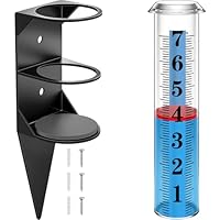 WondMall Rain Gauge Outdoor, Accurate Rain Gauges Outdoors Best Rated, Home Weather Station Wireless Indoor Outdoor
