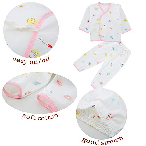 Okpuzee 18Pcs Newborn Girl Clothes Preemie Baby Outfit 0 3 Months Pants Layette Gift Set #TOP3