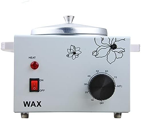 Single Pot Wax Warmer, Professional Electric Wax Heater Machine Facial Skin SPA Equipment with Adjustable Temperature Set