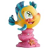 Enesco The World of Miss Mindy The Little Mermaid Flounder Figurine, 4.53 Inch, Multicolor