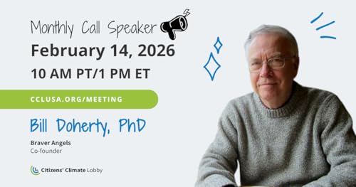 William J. Doherty, Ph.D. | February 2026 Monthly Meeting | Citizens Climate Lobby