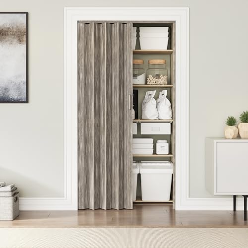 Portes accordéon pliables double paroi Loft Series pour entrée étroite 91,4 cm